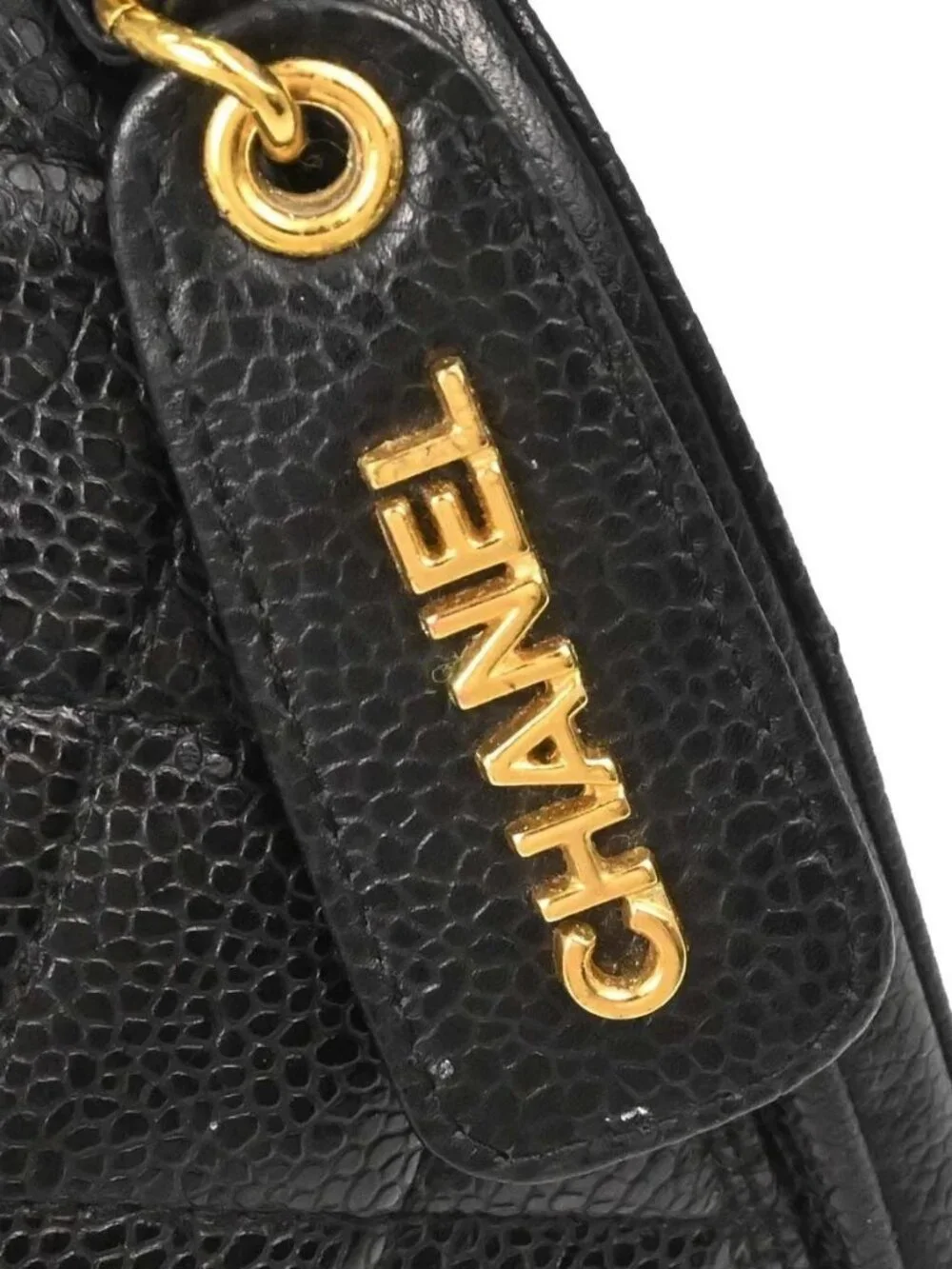 Chanel Black Calfskin Waist Bum Bag #80/32 168605